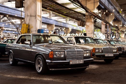 Classic Ford Vehicles Lineup