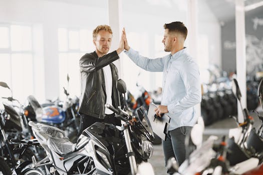 Ford dealership interior