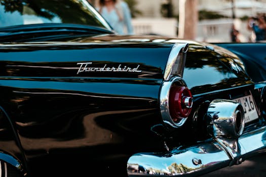 classic Ford Thunderbird