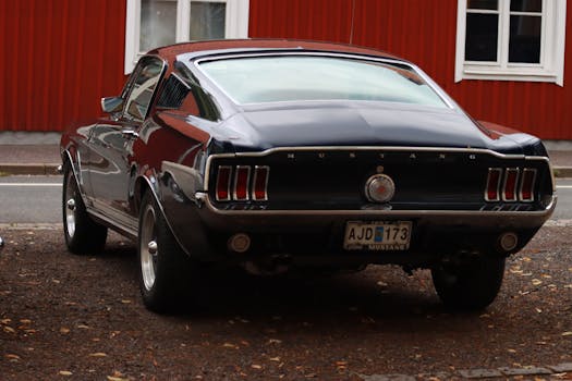 Mustang ad from the 1960s