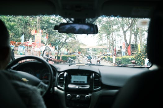 modern Ford vehicle navigating a busy city